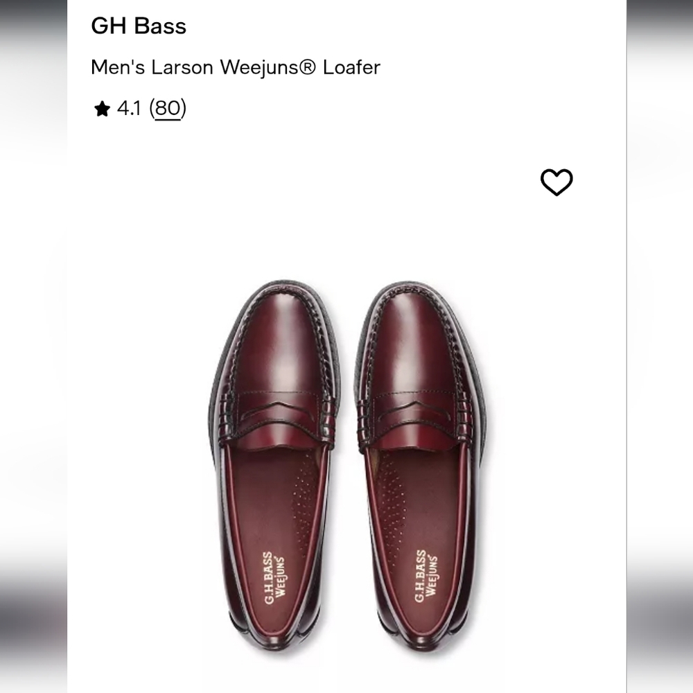 GH Bass Men's Larson Weejuns Loafers